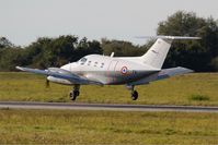 107 @ LFRB - Embraer EMB-121AA Xingu, Landing rwy 25L, Brest-Bretagne Airport (LFRB-BES) - by Yves-Q