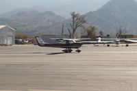 N22846 @ SZP - 1968 Cessna 150H, Continental O-200 100 Hp, landing roll Rwy 22 - by Doug Robertson