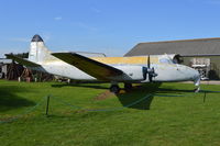 G-ANXB @ X4WT - De Havilland DH-114 Heron 1B at Winthorpe. - by moxy