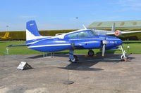 G-APNJ @ X4WT - Cessna 310 in spurious military markings at Winthorpe. - by moxy
