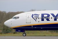 EI-DLV @ LFRB - Boeing 737-8AS, Taxiing rwy 25L, Brest-Bretagne airport (LFRB-BES) - by Yves-Q