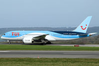 G-TUIA @ EGGD - Taxiing to RWY 09 for departure - by DominicHall