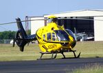 N304PH @ KUVA - Eurocopter EC135P2 at Garner Field airport, Uvalde TX - by Ingo Warnecke