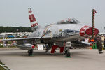 N2011V @ OSH - 1958 North American F-100F Super Sabre, c/n: 243-224 - by Timothy Aanerud