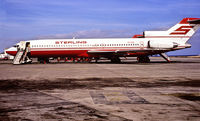 OY-SAU @ LPA - Las Palmas 17.11.1990 as B-727-2J4RE Valsan. - by leo larsen