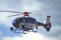 SE-HPS @ ESOK - Eurocopter EC135P-2 police helicopter at Karlstad airport, Sweden, 2002 - by Van Propeller