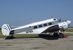 N7BS @ KFTW - Beechcraft E18S Twin Beech at the Vintage Flying Museum, Fort Worth TX - by Ingo Warnecke