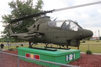 68-15074 - AH-1G gate guard in Monroe Veterans Park MI - by Florida Metal