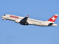 HB-JCJ @ LFBD - Swiss LX557 to Zurich (ZRH) take off runway 05 - by Jean Christophe Ravon - FRENCHSKY
