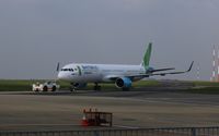 EI-LIA @ EGSH - Emerging in Bamboo Airways livery - by AirbusA320
