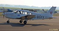 G-BSYY @ EGHO - Taxy out @Thruxton - by Clive Pattle