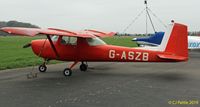 G-ASZB @ EGBT - Parked @ Turweston - by Clive Pattle