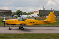 G-BLVI @ EGXW - Slingsby T-67M Firefly G-BLVI, Waddington 7/7/14 - by Grahame Wills