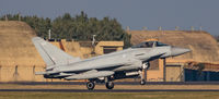 ZK310 @ EGXE - Taken whilst the Typhoons were on detachment to RAF Leeming from RAF Lossiemouth - by Steve Raper