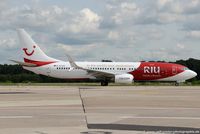 D-ATUZ @ EDDK - Boeing 737-8K5 Next Gen - X3 TUI TUIfly 'RIU Hotels & Resorts' - 34691 - D-ATUZ - 21.08.2017 - CGN - by Ralf Winter