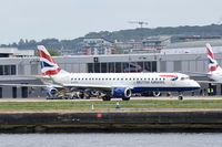 G-LCYX @ EGLC - Departing from London City Airport.