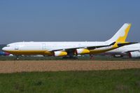 V8-001 @ LFBT - A342 VIP stored in LDE - by FerryPNL