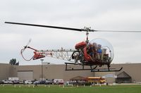 N6711D @ WS17 - Bell 47G - by Florida Metal