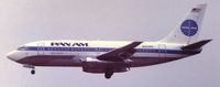 N383PA @ EBBR - Approaching Brussels 25L '80s - by j.van mierlo