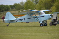 G-BDVA @ EGHP - Piper PA-17 Vagabond at Popham. Ex CN-TVY - by moxy