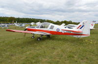 G-SIJW @ EGHP - Scottish Aviation Bulldog Series 120 Model 121 at Popham. Ex RAF XX630 - by moxy