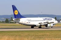 D-ABIR @ LFSB - Boeing 737-530, Reverse thrust landing rwy 15, Bâle-Mulhouse-Fribourg airport (LFSB-BSL) - by Yves-Q