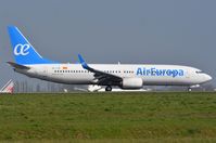 EC-LYR @ LFPG - Arrival of Air Europa B738 - by FerryPNL
