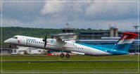 LX-LQD @ EDDR - De Havilland Canada DHC-8-402Q - by Jerzy Maciaszek