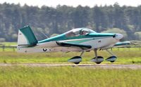 G-RKID @ EGFP - Visiting RV-6a departing Runway 04. - by Roger Winser