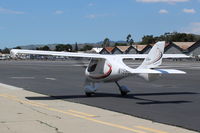 N156CT @ SZP - 2007 Flight Design Gmbh CTSW S-LSA, Rotax 912ULS 100 Hp, Ballistic Recovery System-equipped, will taxi from its hangar - by Doug Robertson