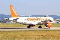 HB-JYA @ LFSB - Airbus A320-214, Reverse thrust landing rwy 15, Bâle-Mulhouse-Fribourg airport (LFSB-BSL) - by Yves-Q