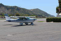 N1954S @ SZP - 1974 Cessna 177B CARDINAL, Lycoming O&VO-360 180 Hp, taxi near Fuel Dock. - by Doug Robertson