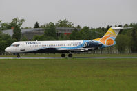 9A-BTD @ LOWG - Trade Air Fokker 100 @GRZ (charter to PMO) - by Stefan Mager