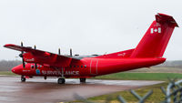 C-GCFR @ CYQM - Sitting on the Transport ramp. - by Tim Lowe