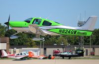 N824QW @ KOSH - Cirrus SR22T