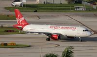 N844VA @ KFLL - Virgin America - by Florida Metal