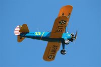 F-AZCK @ LFRU - Boeing A75N1, On display, Morlaix-Ploujean airport (LFRU-MXN) air show 2017 - by Yves-Q