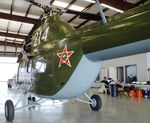 N214PZ @ KLNC - Mil Mi-2 HOPLITE in a hangar of the former Cold War Air Museum at Lancaster Regional Airport, Dallas County TX - by Ingo Warnecke