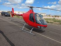 N401SH @ KAVQ - Red Guimbal Cambri G2 (not a Boeing 737) at KAVQ (Marana, AZ). - by Ehud Gavron
