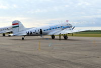 HA-LIX @ EGSU - Lisunov Li-2T at Duxford - by moxy