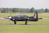 ZF348 @ EGXU - Shorts Tucano ZF348 1 FTS RAF, Linton-on-Ouse 4/6/10 - by Grahame Wills