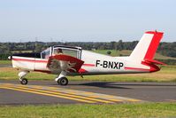F-BNXP @ LFRU - Morane-Saulnier MS-880B Rallye Club, Taxiing, Morlaix-Ploujean airport (LFRU-MXN) - by Yves-Q