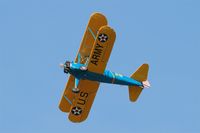 F-AZCK @ LFRU - Boeing A75N1, On display, Morlaix-Ploujean airport (LFRU-MXN) air show 2017 - by Yves-Q