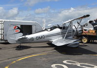 HB-DMO @ EGTB - Waco YMF-5C at Wycombe Air Park. - by moxy