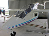 ZK-JPS @ NZWF - Close-cropped front image of Home-Built Barber Snark HA3-C ZK-JPS Cn 004, taken in a hangar at the Warbirds Over Wanaka (WOW) Airshow at Wanaka NZWF on 18Apr2014. - by Wal Nelowkin