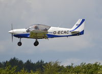 G-ECAC @ EGTB - Robin R-2120U Alpha landing at Wycombe Air Park. Ex ZK-SXY - by moxy