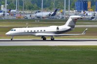 D-AUTO @ EDDM - BMW Flugdienst G550 departing from its base in MUC. - by FerryPNL