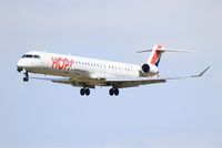 F-HMLH @ LFRB - Bombardier CRJ-1000EL NG, Short approach rwy 25L, Brest-Bretagne airport (LFRB-BES) - by Yves-Q