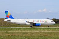 SP-HAG @ LFRB - Airbus A320-232, Taxiing rwy 25L, Brest-Bretagne airport (LFRB-BES) - by Yves-Q