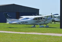 G-SEHK @ EGLM - Cessna 182T at White Waltham. - by moxy